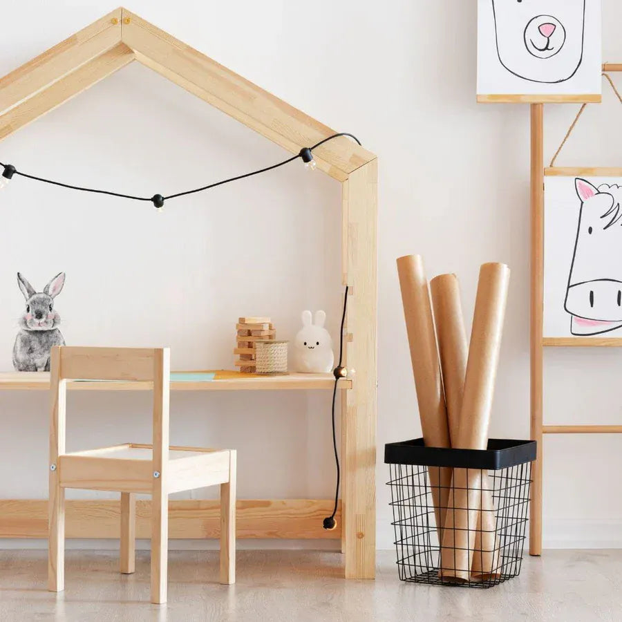 Παιδικό Γραφείο Montessori φυσικό χωρίς καρέκλα- Ετοιμοπαράδοτο