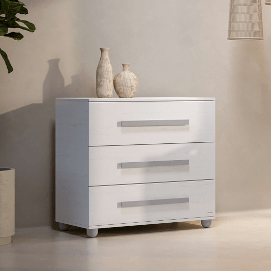 Βρεφική Συρταριέρα SMART WHITE με 3 συρτάρια