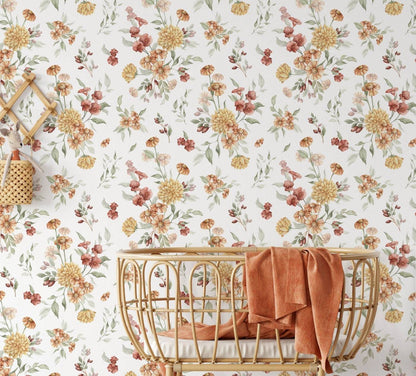 Ταπετσαρία Golden Flowers