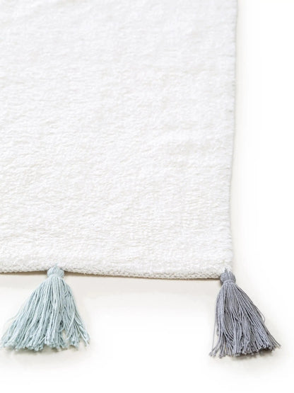 Παιδικό χαλί πλενόμενο Malu White/Blue