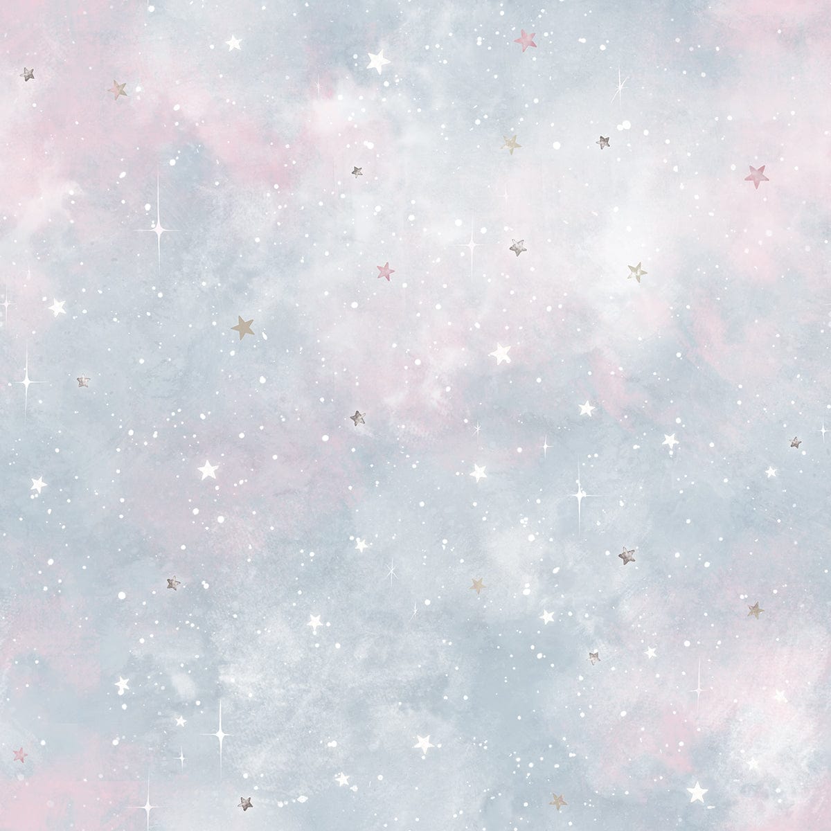 Ταπετσαρία Polar Space Sky – μπλε και ροζ