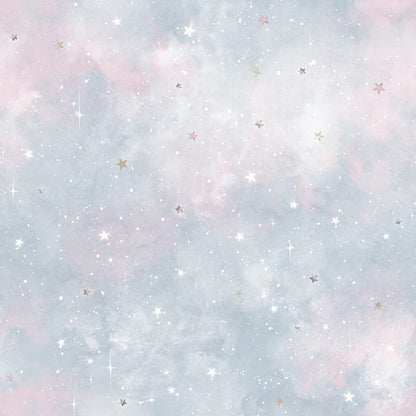 Ταπετσαρία Polar Space Sky – μπλε και ροζ