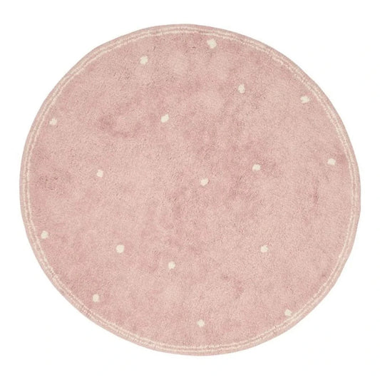 Παιδικό χαλί Pure Pink Dot round