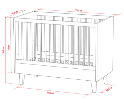 Βρεφικό Κρεβάτι Cozy II 60x120