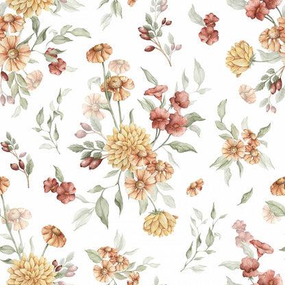 Ταπετσαρία Golden Flowers