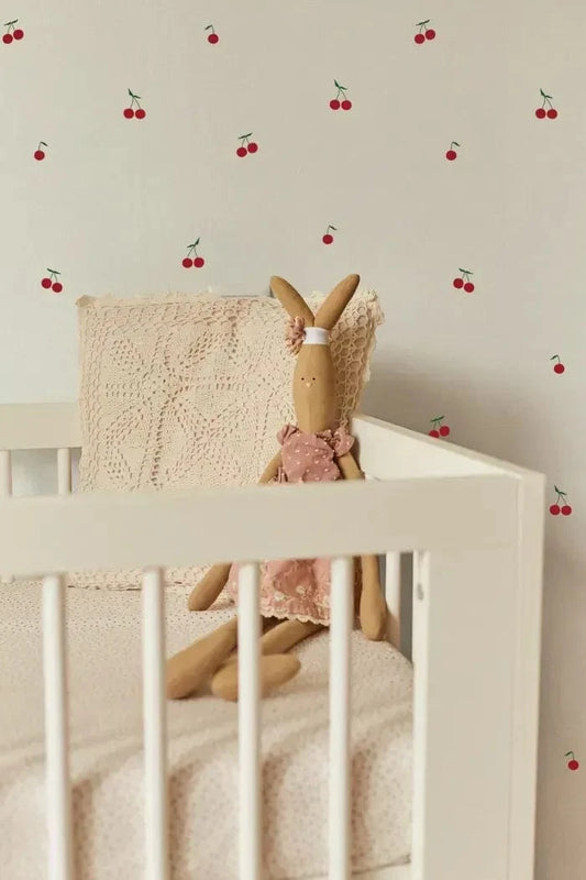 Ταπετσαρία κόκκινα κερασάκια